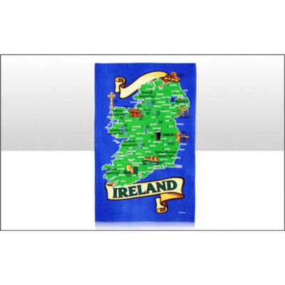 Ireland Map Tea Towel